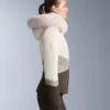 Chaqueta de esquí Primaloft® ajustada y resistente al agua con bloques de color