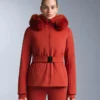 Chaqueta de esquí Primaloft® resistente al agua y de corte superajustado Chaqueta de esquí Primaloft® resistente al agua y de corte superajustado