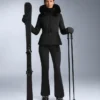 Pantalones de esquí elásticos, acampanados y resistentes al agua Pantalones de esquí elásticos, acampanados y resistentes al agua