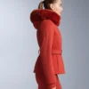 Chaqueta de esquí Primaloft® resistente al agua y de corte superajustado Chaqueta de esquí Primaloft® resistente al agua y de corte superajustado