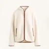 Chaqueta de imitación de piel de oveja con capucha Chaqueta de imitación de piel de oveja con capucha