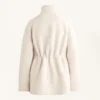 Chaqueta de imitación de piel de oveja con cintura ajustable Chaqueta de imitación de piel de oveja con cintura ajustable
