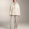 Chaqueta de imitación de piel de oveja con cintura ajustable Chaqueta de imitación de piel de oveja con cintura ajustable