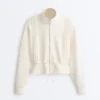 Chaqueta de modal Soft Touch con ribete Chaqueta de modal Soft Touch con ribete