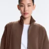 Chaqueta de modal Soft Touch con ribete