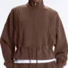 Chaqueta de modal Soft Touch con ribete