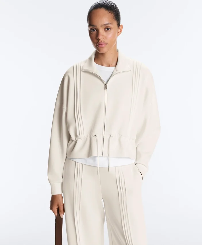 Chaqueta de modal Soft Touch con ribete Chaqueta de modal Soft Touch con ribete