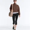 Chaqueta de modal Soft Touch con ribete