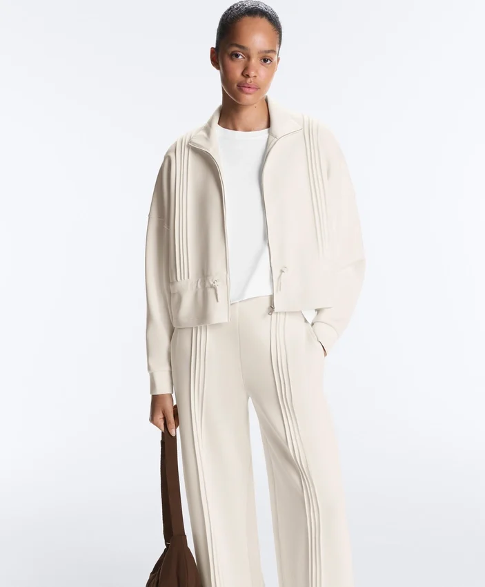Chaqueta de modal Soft Touch con ribete Chaqueta de modal Soft Touch con ribete