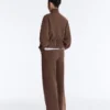 Chaqueta de modal Soft Touch con ribete