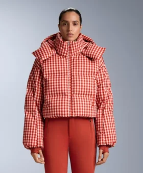 Chaqueta de pantalones cortos de esquí ligera, 80 % plumón y 20 % Minardi Piume, resistente al agua