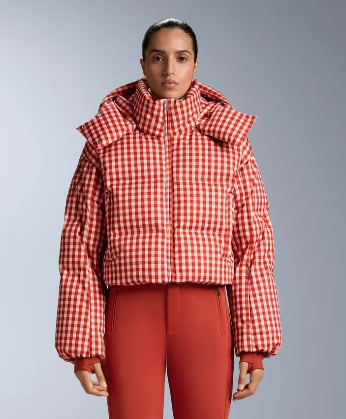 Chaqueta de pantalones cortos de esquí ligera, 80 % plumón y 20 % Minardi Piume, resistente al agua Chaqueta de pantalones cortos de esquí ligera, 80 % plumón y 20 % Minardi Piume, resistente al agua
