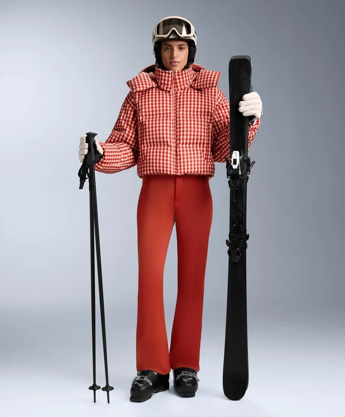 Chaqueta de pantalones cortos de esquí ligera, 80 % plumón y 20 % Minardi Piume, resistente al agua Chaqueta de pantalones cortos de esquí ligera, 80 % plumón y 20 % Minardi Piume, resistente al agua