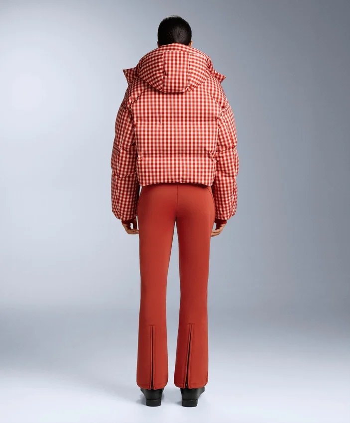 Chaqueta de pantalones cortos de esquí ligera, 80 % plumón y 20 % Minardi Piume, resistente al agua Chaqueta de pantalones cortos de esquí ligera, 80 % plumón y 20 % Minardi Piume, resistente al agua