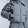 Chaqueta de pantalones cortos de esquí ligera, 80 % plumón y 20 % Minardi Piume, resistente al agua Chaqueta de pantalones cortos de esquí ligera, 80 % plumón y 20 % Minardi Piume, resistente al agua