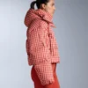 Chaqueta de pantalones cortos de esquí ligera, 80 % plumón y 20 % Minardi Piume, resistente al agua Chaqueta de pantalones cortos de esquí ligera, 80 % plumón y 20 % Minardi Piume, resistente al agua