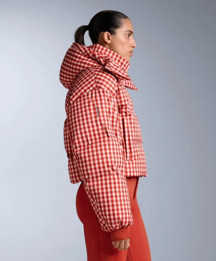 Chaqueta de pantalones cortos de esquí ligera, 80 % plumón y 20 % Minardi Piume, resistente al agua Chaqueta de pantalones cortos de esquí ligera, 80 % plumón y 20 % Minardi Piume, resistente al agua