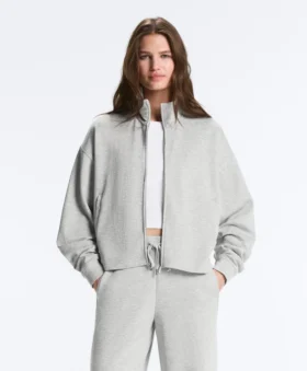Chaqueta de piqué jaspeado
