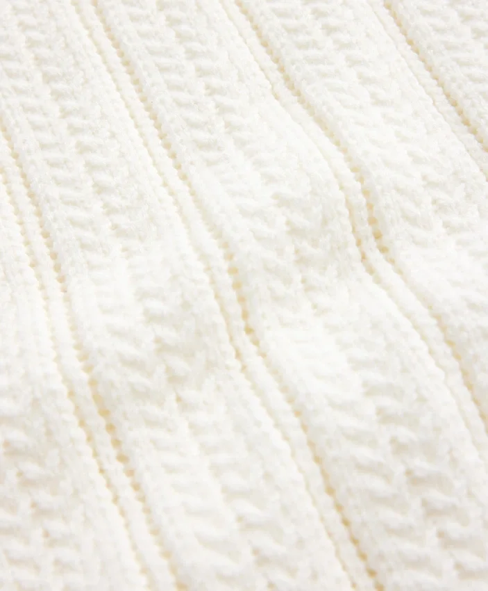 Chaqueta de punto calado con capucha Chaqueta de punto calado con capucha