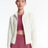 Chaqueta de punto calado con capucha Chaqueta de punto calado con capucha