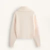 Chaqueta de punto con cuello alto Chaqueta de punto con cuello alto