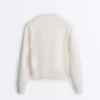 Chaqueta de punto con diseño de rombos Chaqueta de punto con diseño de rombos