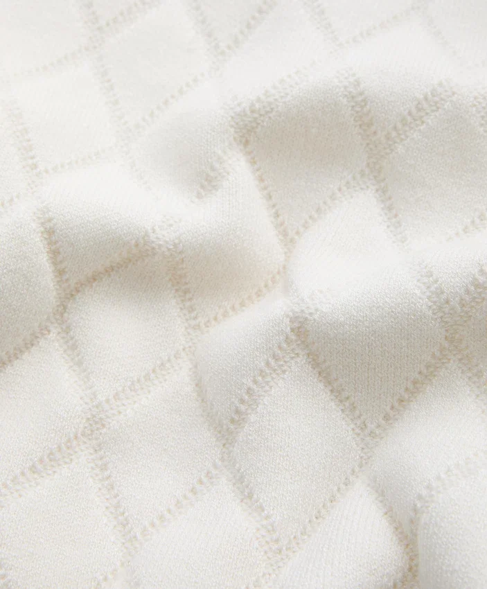 Chaqueta de punto con diseño de rombos Chaqueta de punto con diseño de rombos