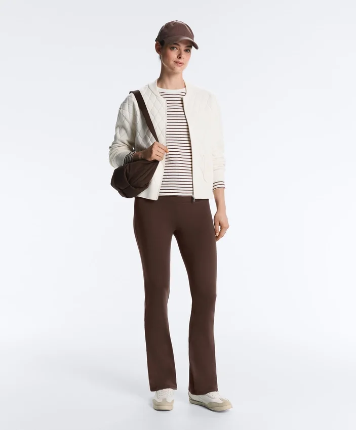 Chaqueta de punto con diseño de rombos Chaqueta de punto con diseño de rombos
