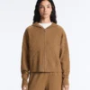 Chaqueta de punto estructurada con capucha