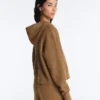 Chaqueta de punto estructurada con capucha