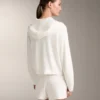 Chaqueta de punto lavada con capucha Chaqueta de punto lavada con capucha