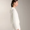 Chaqueta de punto lavada con capucha Chaqueta de punto lavada con capucha