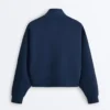 Chaqueta de sarga con raya lateral