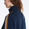 Chaqueta de sarga con raya lateral