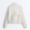 Chaqueta elástica a rayas Chaqueta elástica a rayas