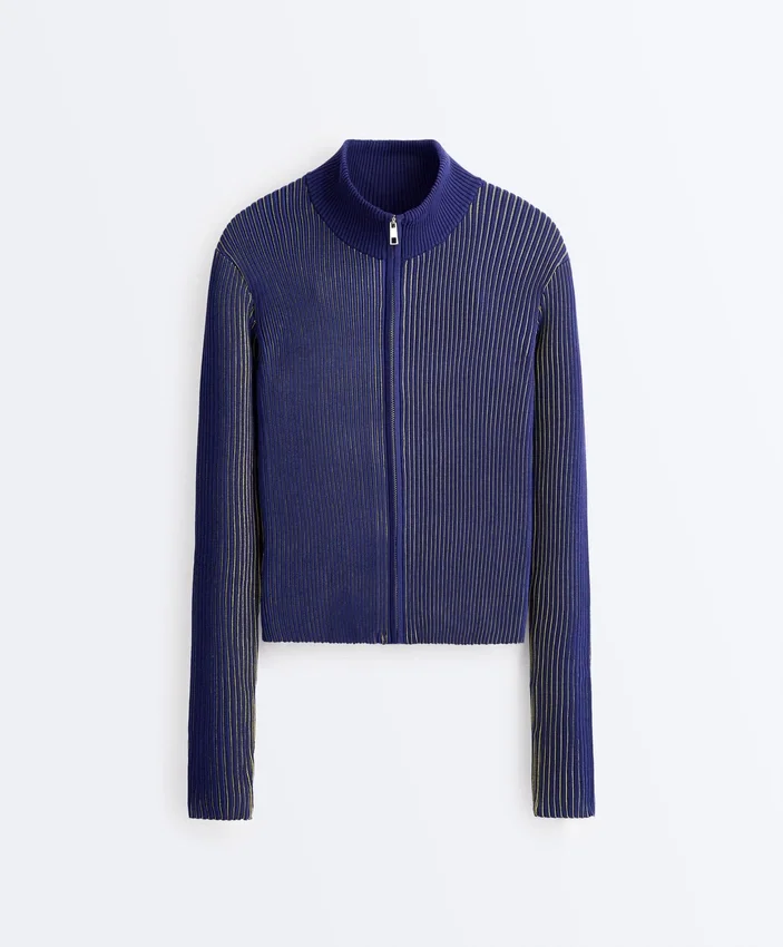 Chaqueta entallada de punto elástico Chaqueta entallada de punto elástico