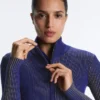 Chaqueta entallada de punto elástico Chaqueta entallada de punto elástico