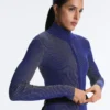 Chaqueta entallada de punto elástico Chaqueta entallada de punto elástico