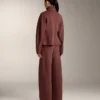 Chaqueta entallada en la cintura con modal cepillado Chaqueta entallada en la cintura con modal cepillado