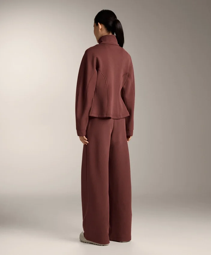 Chaqueta entallada en la cintura con modal cepillado Chaqueta entallada en la cintura con modal cepillado