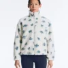 Chaqueta floral de imitación de piel de oveja Chaqueta floral de imitación de piel de oveja