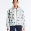 Chaqueta floral de imitación de piel de oveja Chaqueta floral de imitación de piel de oveja
