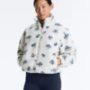 Chaqueta floral de imitación de piel de oveja Chaqueta floral de imitación de piel de oveja