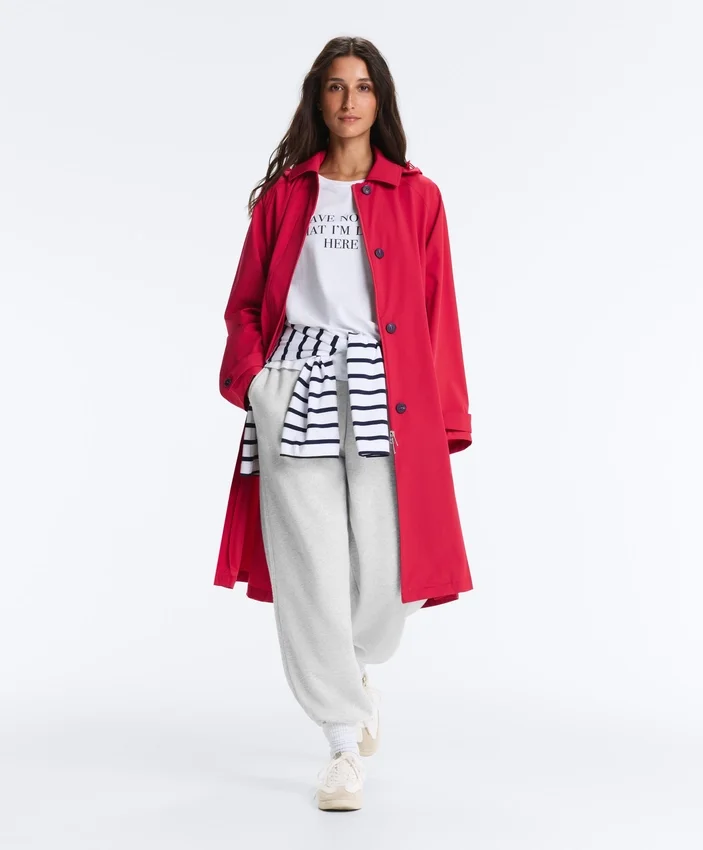 Chaqueta impermeable extra ligera de largo medio 10K Chaqueta impermeable extra ligera de largo medio 10K