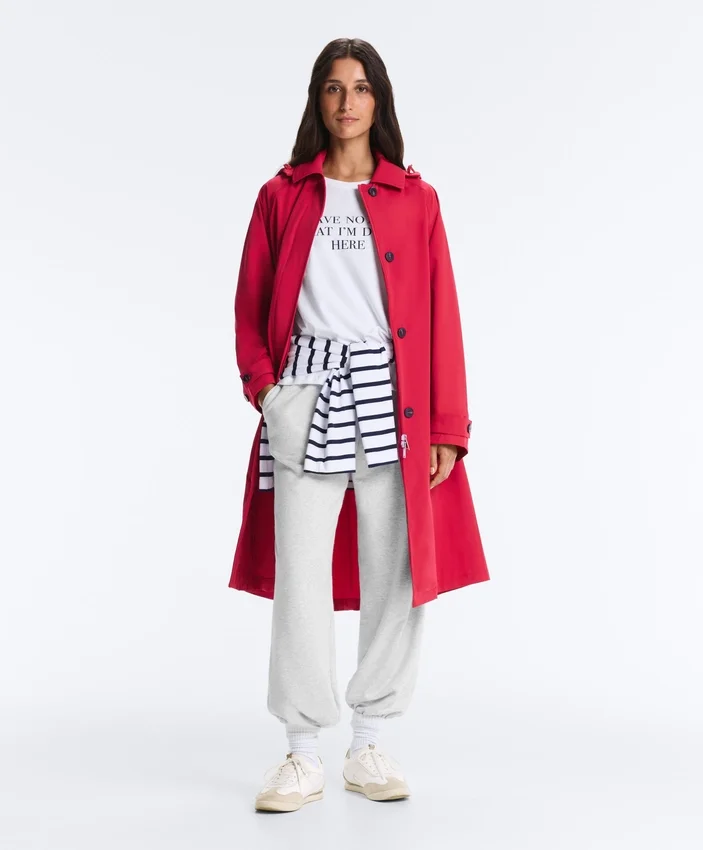 Chaqueta impermeable extra ligera de largo medio 10K Chaqueta impermeable extra ligera de largo medio 10K
