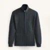 Chaqueta larga con rayas asimétricas y modal Chaqueta larga con rayas asimétricas y modal
