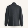 Chaqueta larga con rayas asimétricas y modal Chaqueta larga con rayas asimétricas y modal