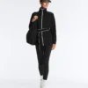 Chaqueta larga con ribetes y modal Soft Touch Chaqueta larga con ribetes y modal Soft Touch