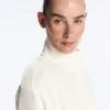 Chaqueta larga de estilo utilitario con cinturón de sarga Chaqueta larga de estilo utilitario con cinturón de sarga