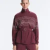 Chaqueta larga de rayas marineras con modal Soft Touch Chaqueta larga de rayas marineras con modal Soft Touch